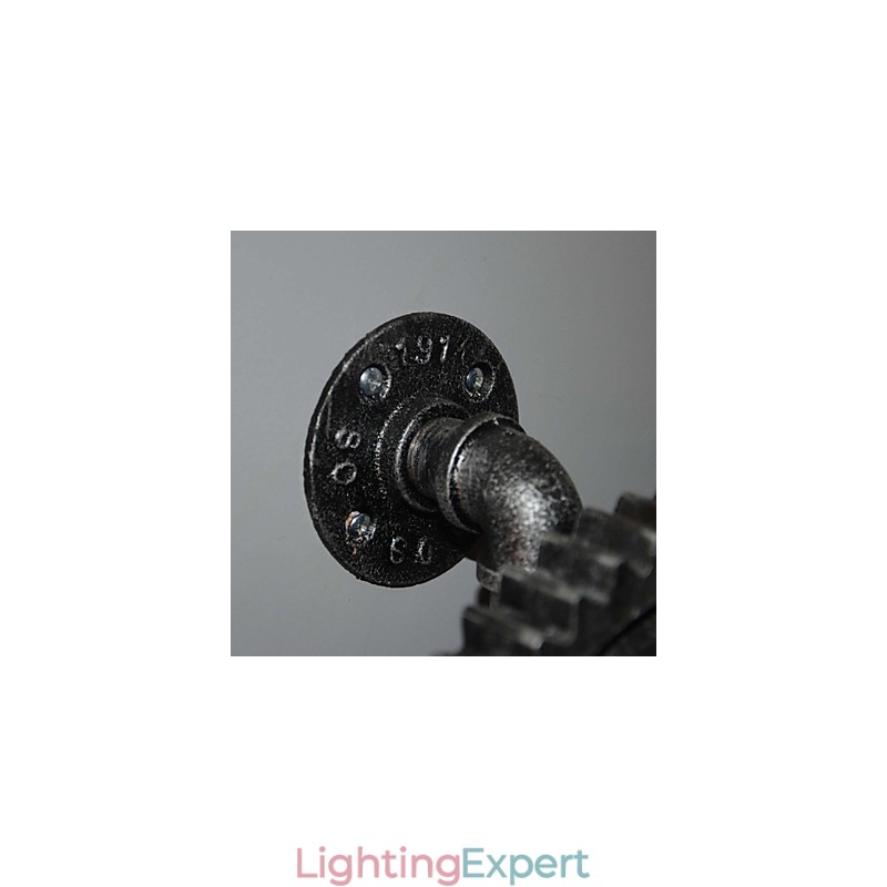 Creative Iron Bar Restaurant Bar Aisle Wall Lamp Wall Lamp Loft Industrial Gear Personality To Do The Old Water Pipes