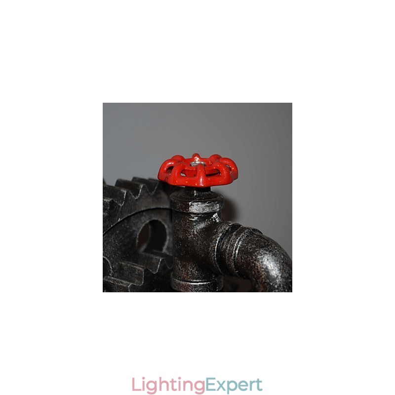 Creative Iron Bar Restaurant Bar Aisle Wall Lamp Wall Lamp Loft Industrial Gear Personality To Do The Old Water Pipes
