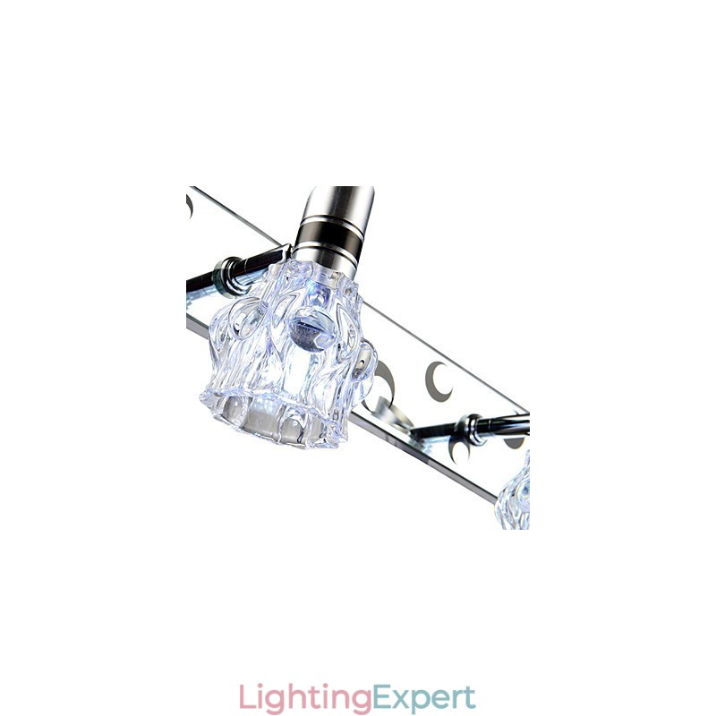 New Arrived Wash Wall Lighting Single Color White Lamp For Mirror Front Hardware Metal Plate Bathroom Wall Light