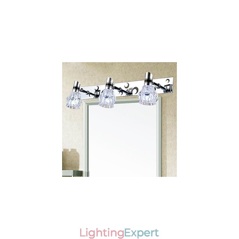 New Arrived Wash Wall Lighting Single Color White Lamp For Mirror Front Hardware Metal Plate Bathroom Wall Light