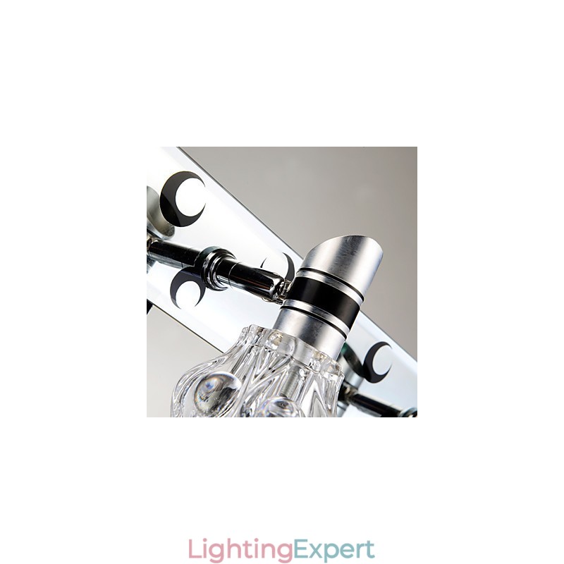 New Arrived Wash Wall Lighting Single Color White Lamp For Mirror Front Hardware Metal Plate Bathroom Wall Light