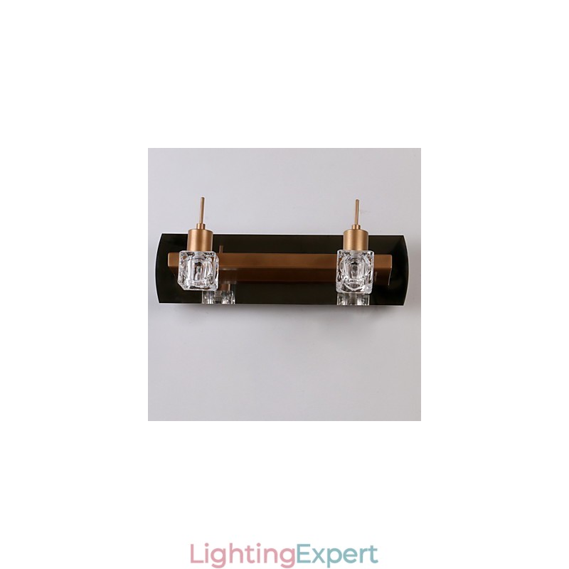 Crystal Bathroom Lighting Modern Contemporary G4 Metal