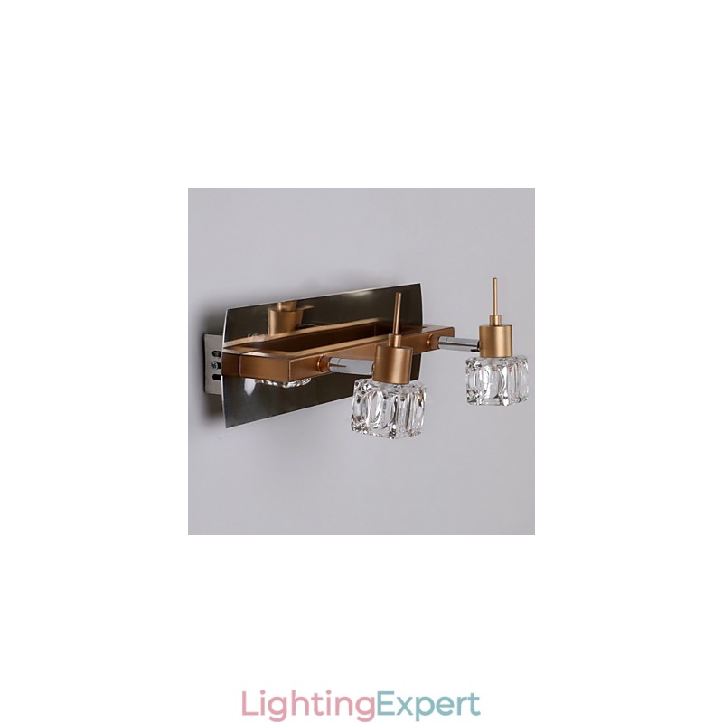 Crystal Bathroom Lighting Modern Contemporary G4 Metal