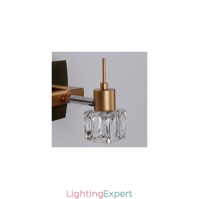 Crystal Bathroom Lighting Modern Contemporary G4 Metal