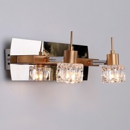 Crystal Bathroom Lighting Modern Contemporary G4 Metal