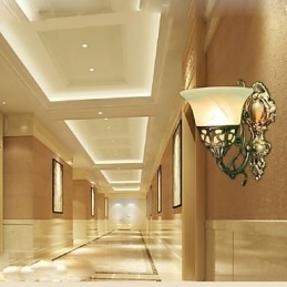 European Wall Lamps Metal Material Plating Bronze Lighting With Bedside Living Room Front Mirror Balcony Lamp