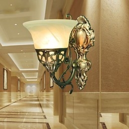 European Wall Lamps Metal Material Plating Bronze Lighting With Bedside Living Room Front Mirror Balcony Lamp