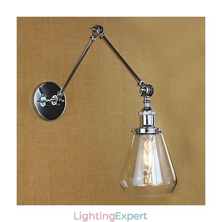 Chrome Glass Telescopic Retro Wall Lamp Chrome Glass Telescopic Retro Wall Lamp