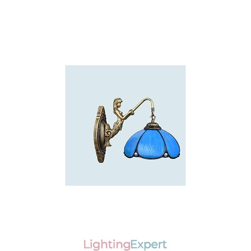 European Contracted Rural Creative Wrought Iron Wall Lamp Lights