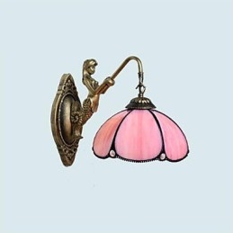 European Contracted Rural Creative Wrought Iron Wall Lamp Lights