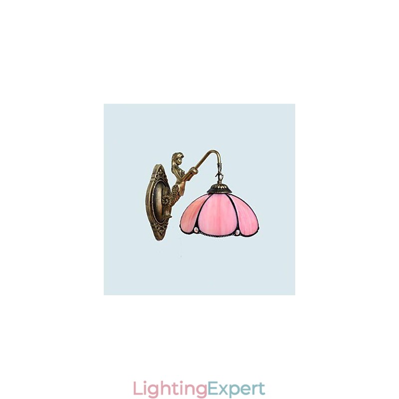 European Contracted Rural Creative Wrought Iron Wall Lamp Lights