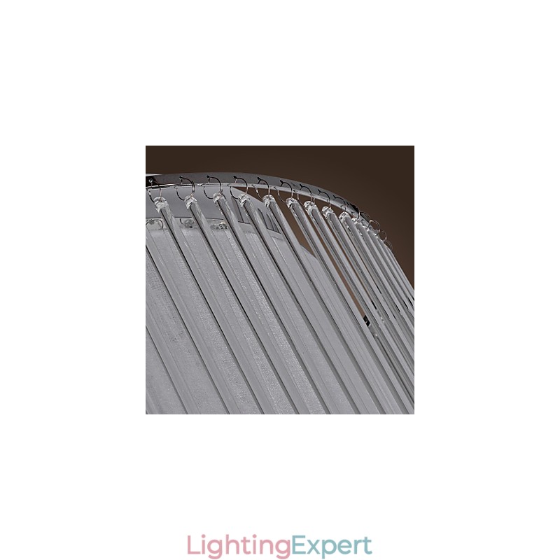 Modern Contemporary Crystal Electroplated Flush Mount