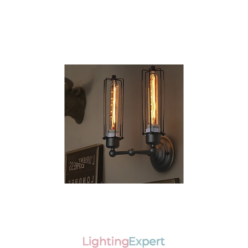 Loft American Country Retro Iron Wall Lamp Art Industry Lights