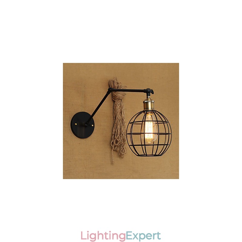 Wall Sconces Swing Lights Reading Wall Lights Mini Style Rustic Lodge Metal