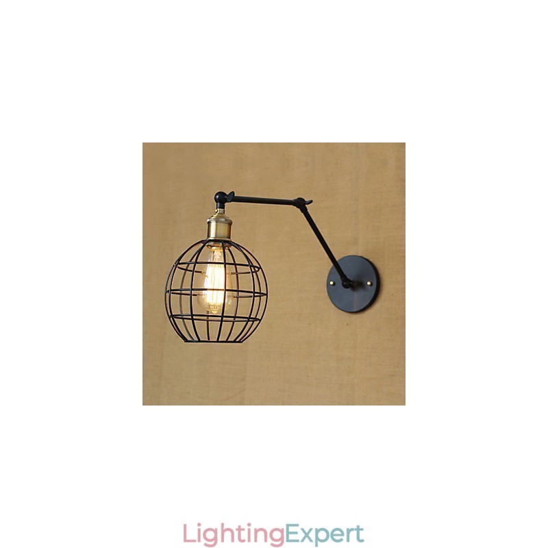 Wall Sconces Swing Lights Reading Wall Lights Mini Style Rustic Lodge Metal