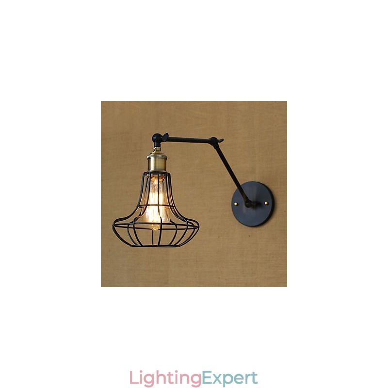 Wall Sconces Swing Lights Reading Wall Lights Mini Style Rustic Lodge Metal
