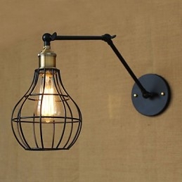 Wall Sconces Swing Lights Reading Wall Lights Mini Style Rustic Lodge Metal