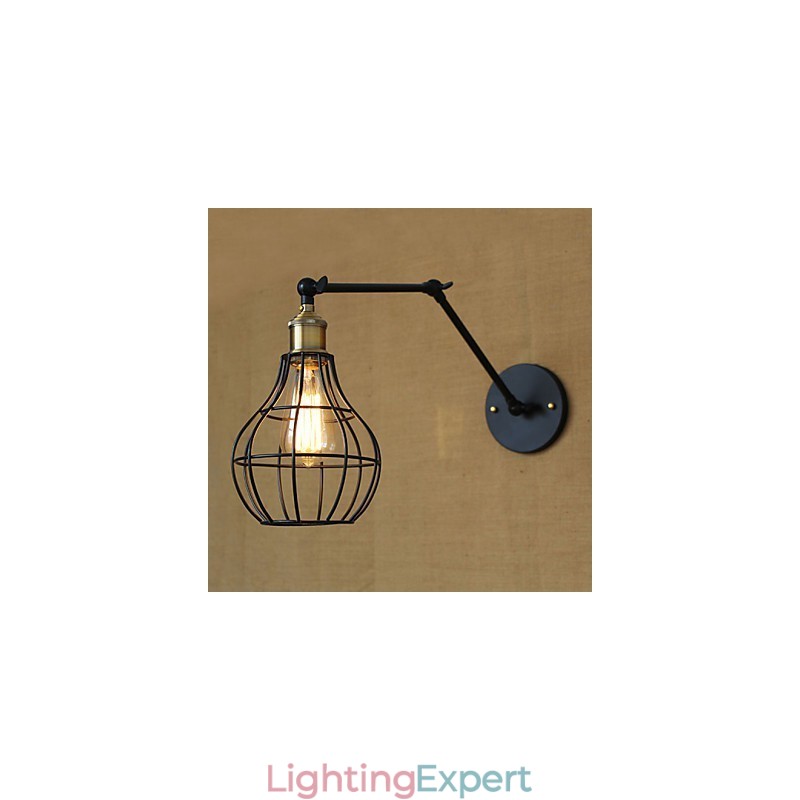 Wall Sconces Swing Lights Reading Wall Lights Mini Style Rustic Lodge Metal