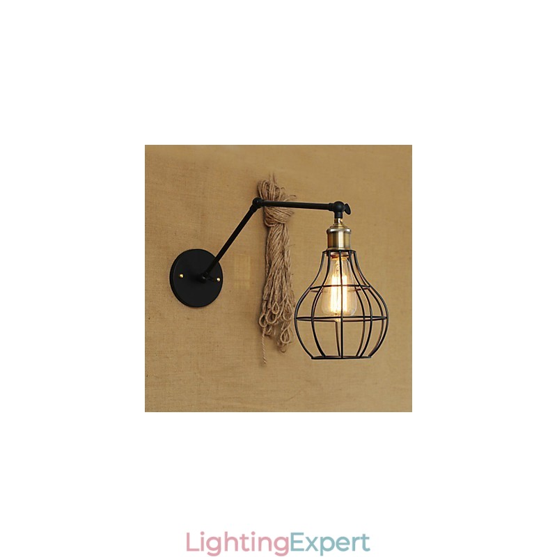 Wall Sconces Swing Lights Reading Wall Lights Mini Style Rustic Lodge Metal