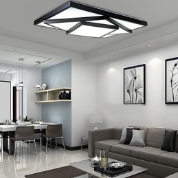 Square Flush Mount Modern Contemporary Ceiling light