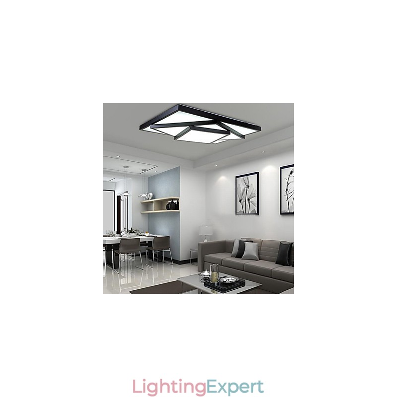 Square Flush Mount Modern Contemporary Ceiling light