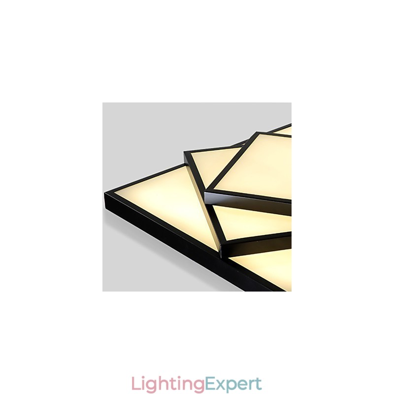 Square Flush Mount Modern Contemporary Ceiling light
