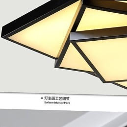 Square Flush Mount Modern Contemporary Ceiling light