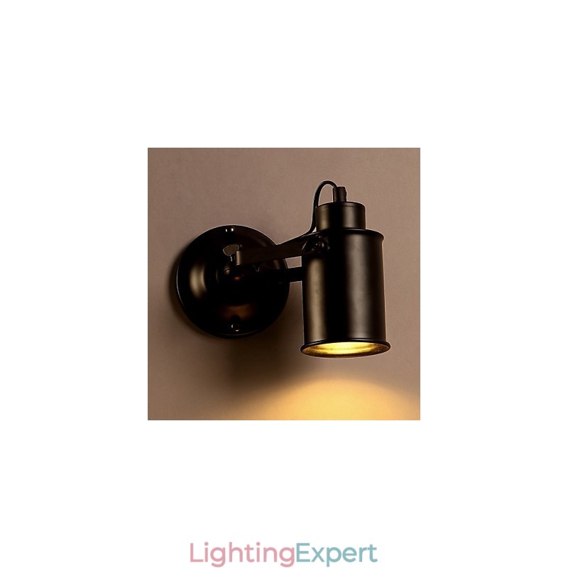 Vintage Wall Lamp Industrial Black Wrought Iron Wall Light Retro Econce Fixturedison Lamp Corridor Wall s Lighting