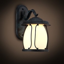 Outside Europe Type Restoring Ancient Ways Is Waterproof Creative American Wall Lamp Lights