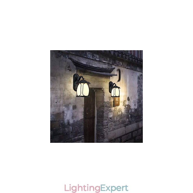 Outside Europe Type Restoring Ancient Ways Is Waterproof Creative American Wall Lamp Lights
