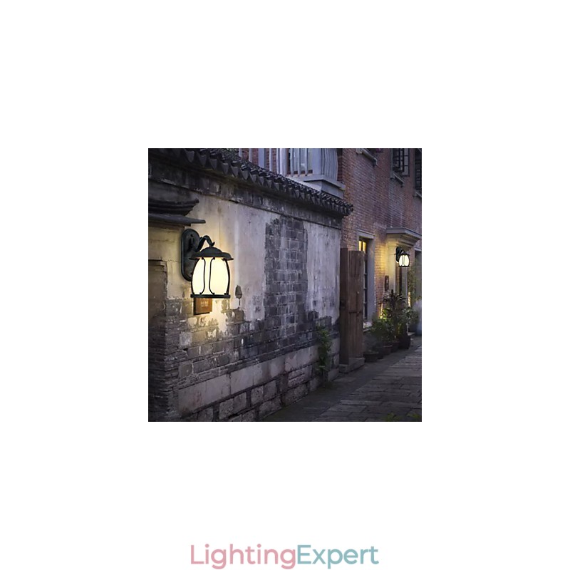 Outside Europe Type Restoring Ancient Ways Is Waterproof Creative American Wall Lamp Lights