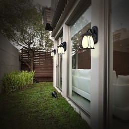 Outside Europe Type Restoring Ancient Ways Is Waterproof Creative American Wall Lamp Lights
