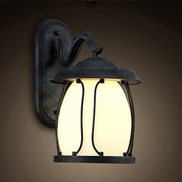 Outside Europe Type Restoring Ancient Ways Is Waterproof Creative American Wall Lamp Lights