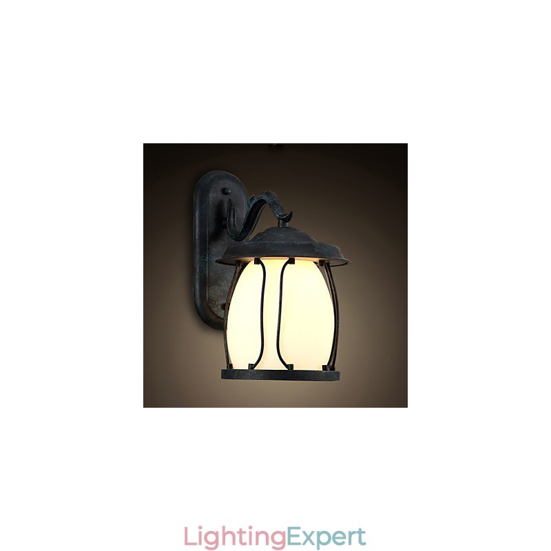 Outside Europe Type Restoring Ancient Ways Is Waterproof Creative American Wall Lamp Lights