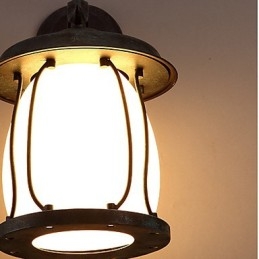 Outside Europe Type Restoring Ancient Ways Is Waterproof Creative American Wall Lamp Lights