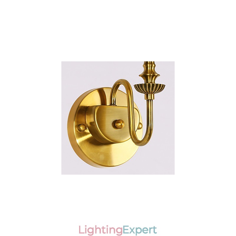 Classic Bedroom Wall Lamps Simple Metal Living Room Wall Sconce Bar Cafe Hallway Balcony Wall Lamp