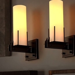 Loft Contracted And Contemporary Retro Personality Candlestick Wall Lamp Lights