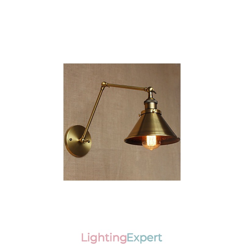 American Rural Countryside Retro Bronze Warehouse Restaurant Cafe Decorative Wall Sconce
