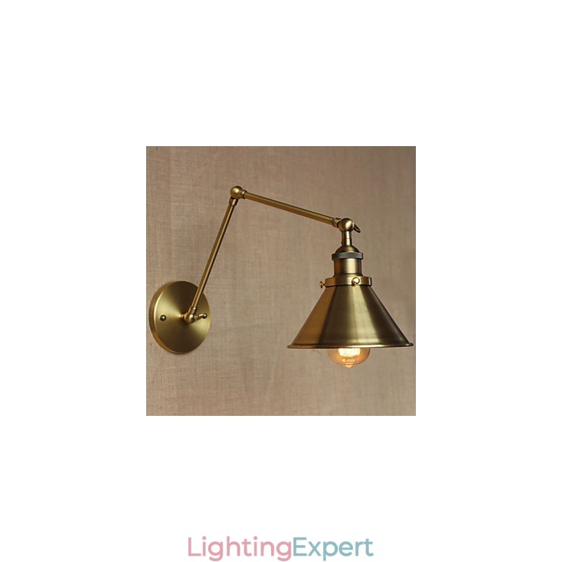 American Rural Countryside Retro Bronze Warehouse Restaurant Cafe Decorative Wall Sconce