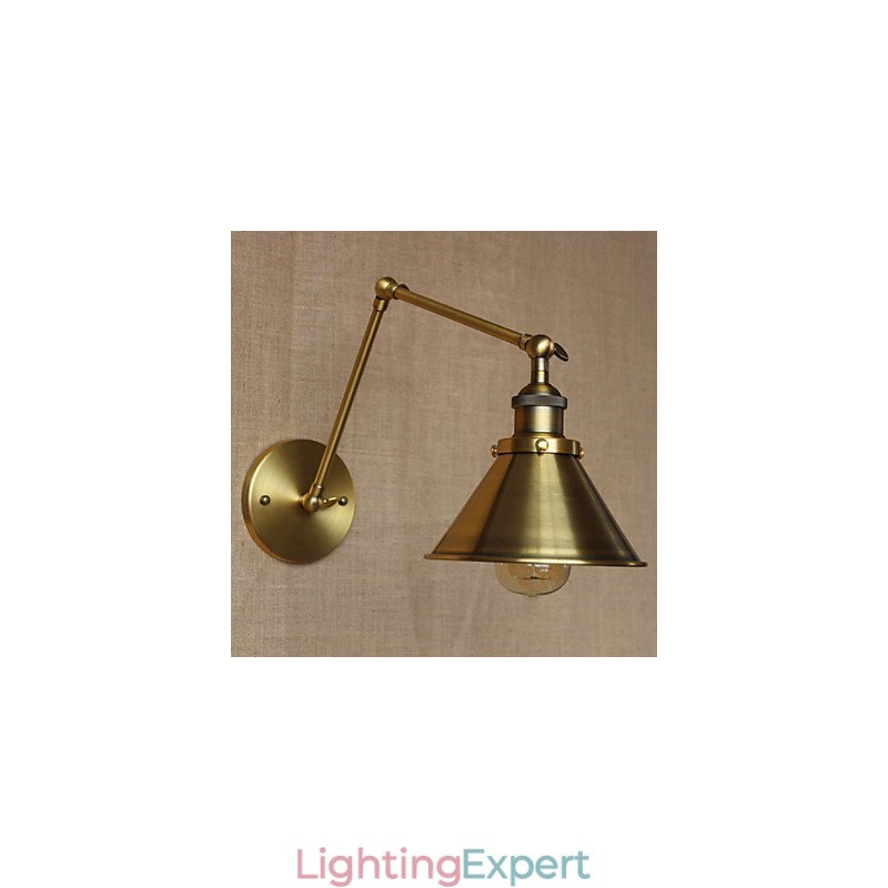 American Rural Countryside Retro Bronze Warehouse Restaurant Cafe Decorative Wall Sconce