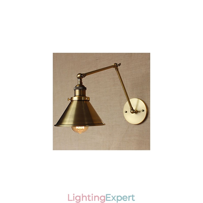 American Rural Countryside Retro Bronze Warehouse Restaurant Cafe Decorative Wall Sconce