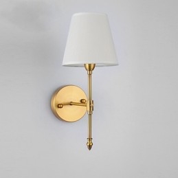 Classic Bedroom Wall Lamps Simple Metal Living Room Wall Sconce Bar Cafe Hallway Balcony Wall Lamp