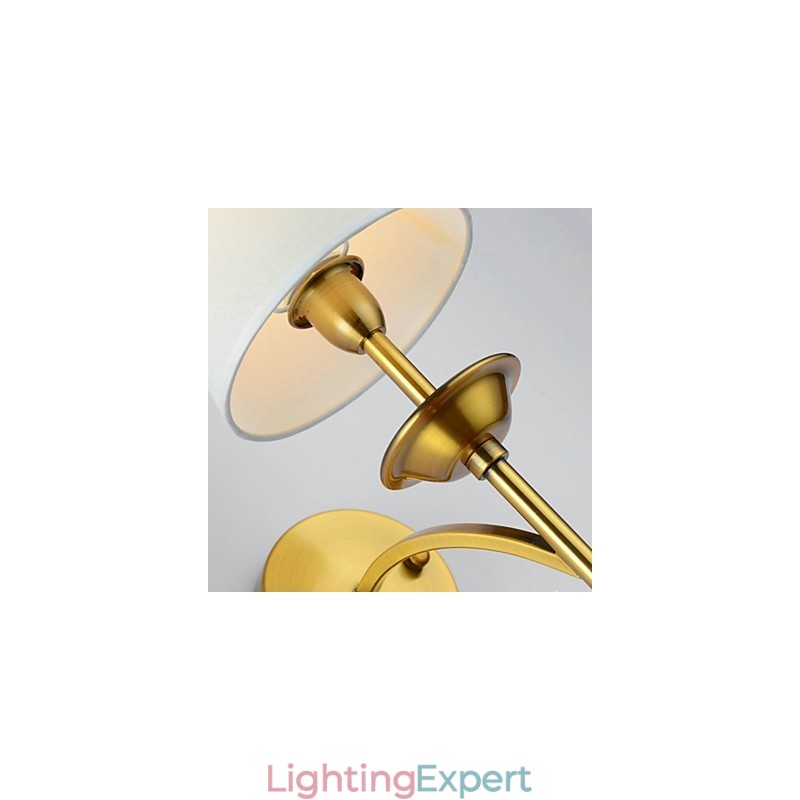 Classic Bedroom Wall Lamps Simple Metal Living Room Wall Sconce Bar Cafe Hallway Balcony Wall Lamp