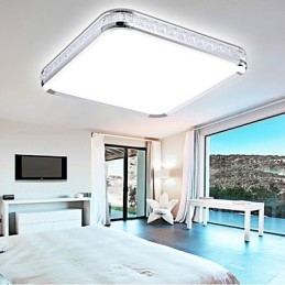 Flush Mounte Light Luxury Modern Acrylic with Light Ajustable Golden Or Silver Can choose