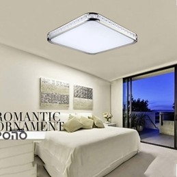 Flush Mounte Light Luxury Modern Acrylic with Light Ajustable Golden Or Silver Can choose
