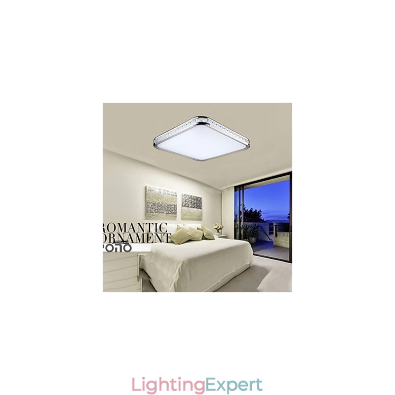 Flush Mounte Light Luxury Modern Acrylic with Light Ajustable Golden Or Silver Can choose