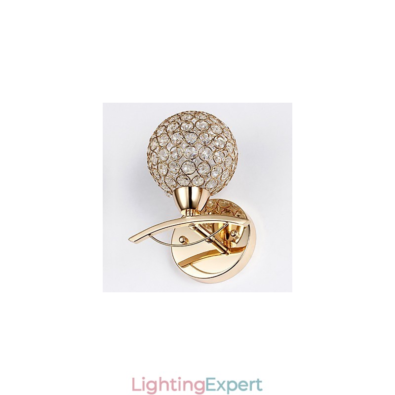 Wall Sconces Reading Wall Lights Crystal Mini Style Modern Contemporary Metal