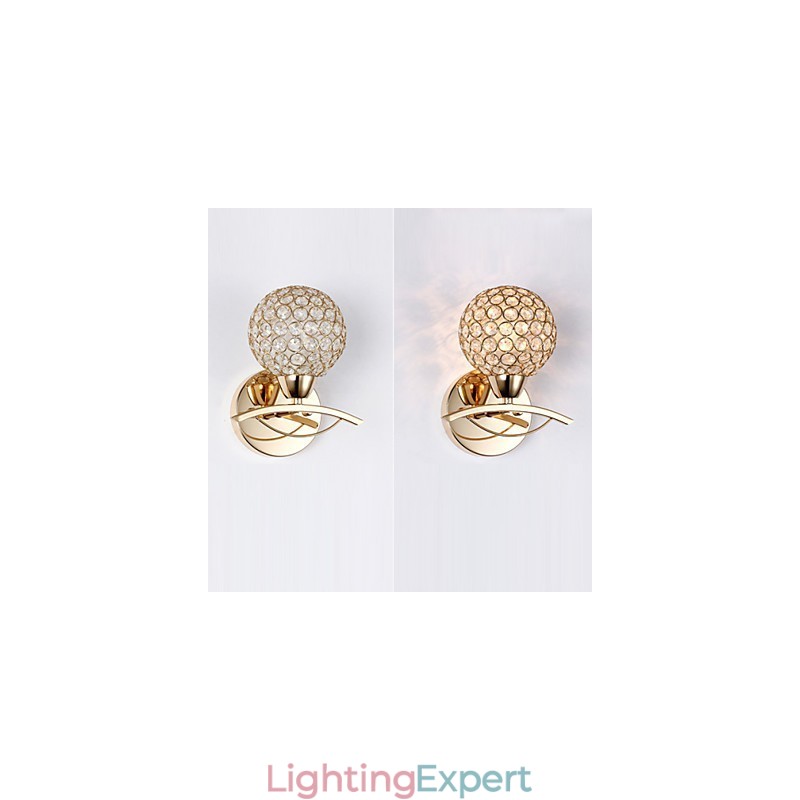 Wall Sconces Reading Wall Lights Crystal Mini Style Modern Contemporary Metal