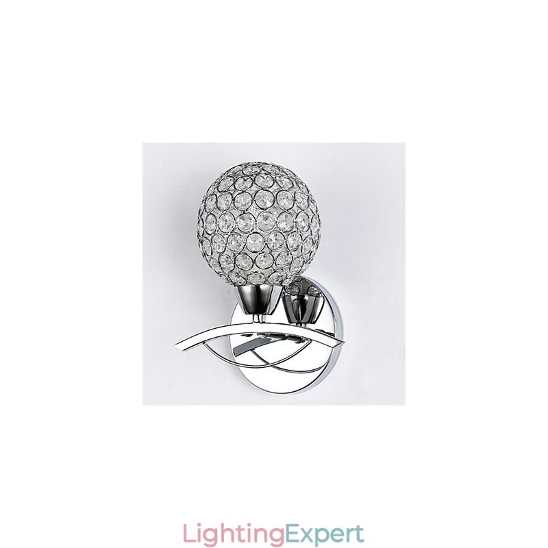 Wall Sconces Reading Wall Lights Crystal Mini Style Modern Contemporary Metal