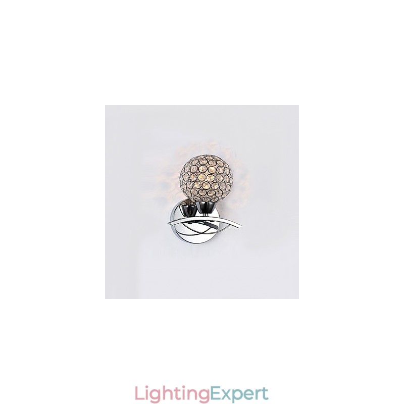 Wall Sconces Reading Wall Lights Crystal Mini Style Modern Contemporary Metal